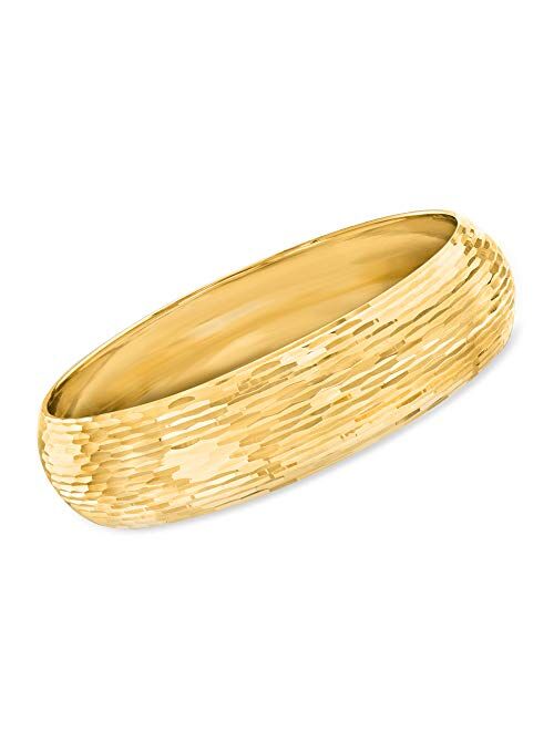 Ross-Simons Italian 14kt Yellow Gold Bangle Bracelet