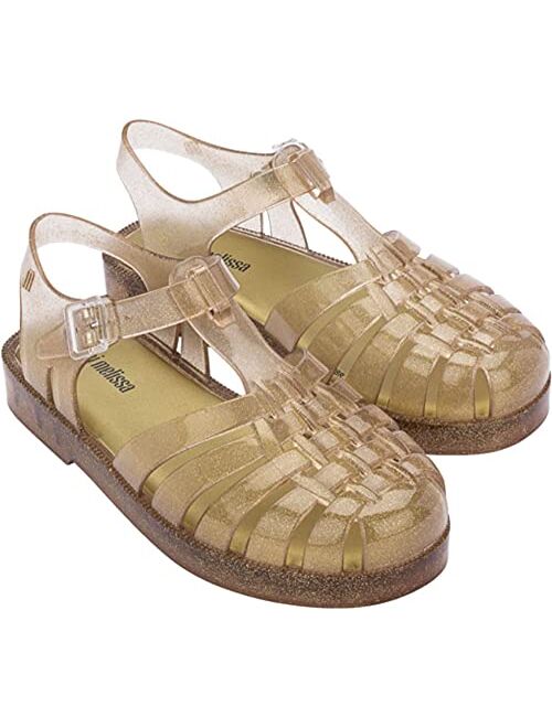 mini melissa Girl's Possession Ankle Strap Jelly Shoes (Little Kid/Big Kid)