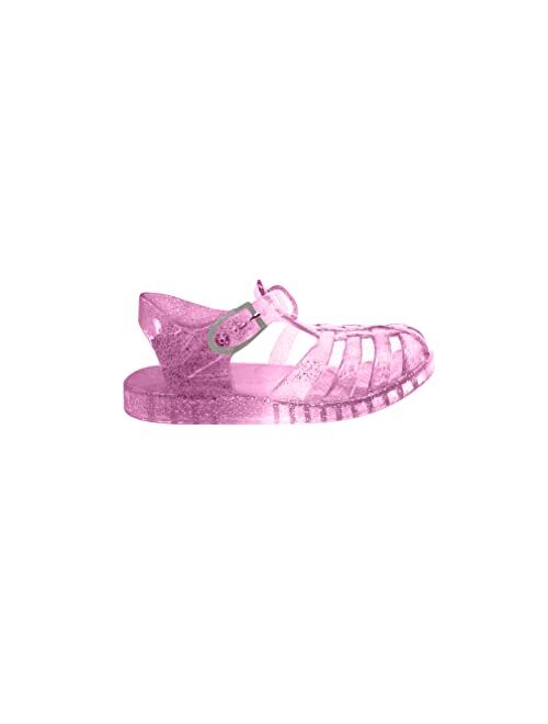 Hey Collection Toddler and Little Kids Unisex Soft Jelly Flat Sandal