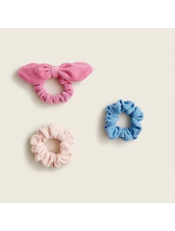 Girls' scrunchies three-pack