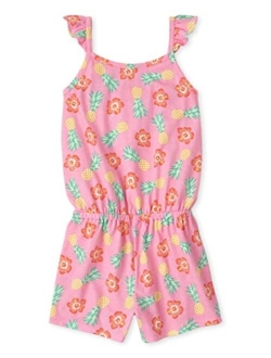 girls The Children's Place Girls Short Sleeve Fashion Romper