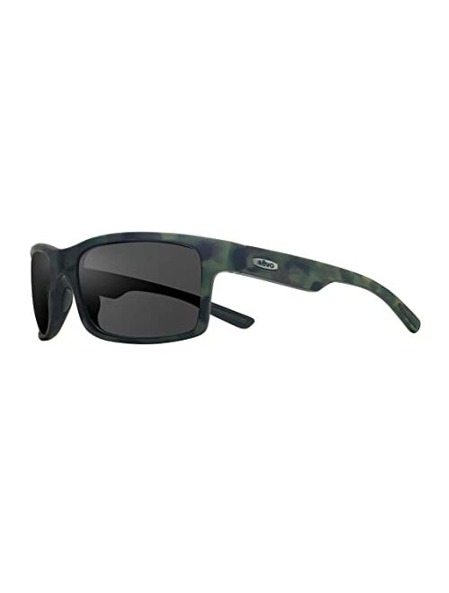 Revo Sunglasses Crawler: Polarized Lens with Performance Rectangle Wrap Frame