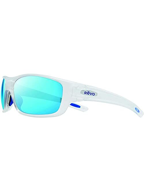 Revo Sunglasses Jasper: Polarized Crystal Glass Lens with Large Rectangle Wrap Frame