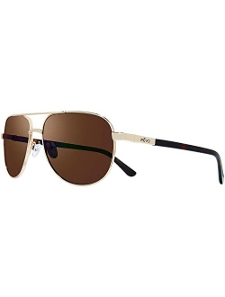 Sunglasses Conrad: Polarized Lens with Metal Aviator Frame