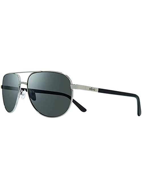 Revo Sunglasses Conrad: Polarized Lens with Metal Aviator Frame