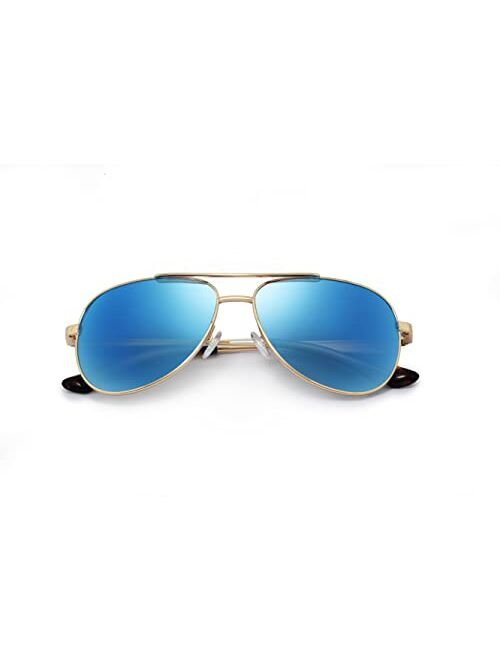 Revo Sunglasses Relay Petite: Womens Polarized Lens with Small Metal Aviator Frame