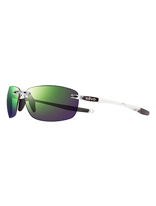 Revo Sunglasses Descend Fold: Polarized Lens with Rimless Foldable Frame