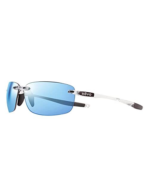 Revo Sunglasses Descend Fold: Polarized Lens with Rimless Foldable Frame