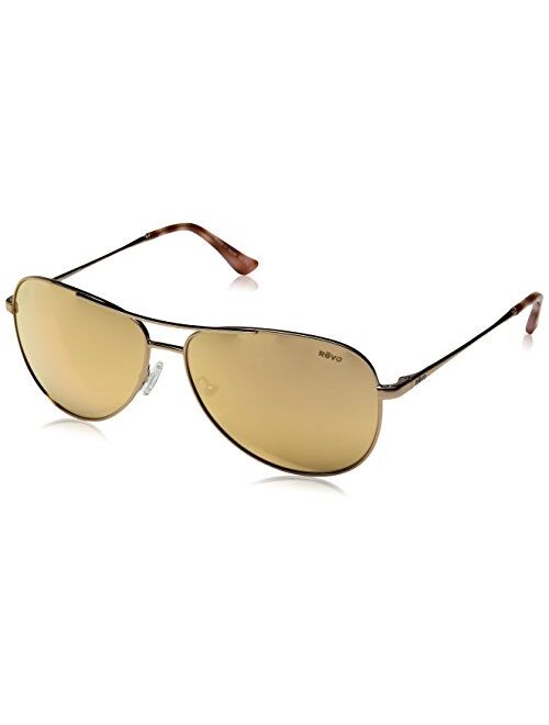 Revo Sunglasses Relay: Womens Polarized Lens with Metal Aviator Frame