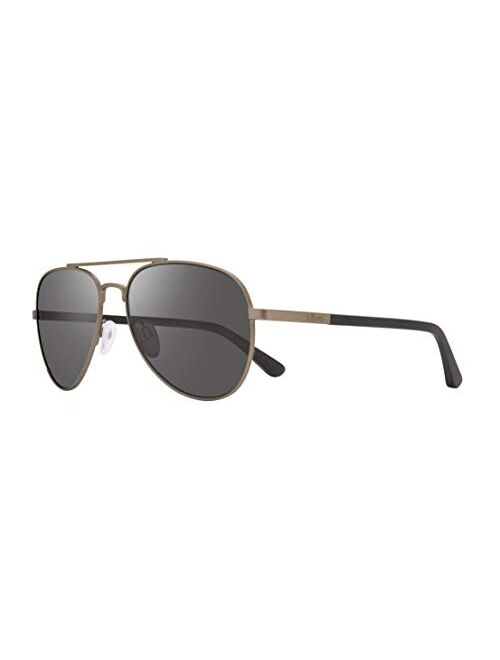 Revo Sunglasses Raconteur II: Polarized Lens with Metal Aviator Frame