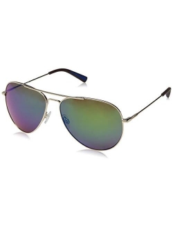 Sunglasses Spark: Polarized Lens with Large Metal Aviator Frame