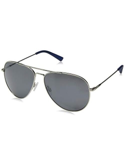 Sunglasses Spark: Polarized Lens with Large Metal Aviator Frame