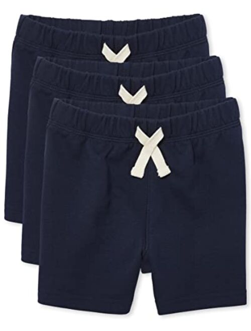 The Children's Place Baby 3 Pack and Toddler Boys French Terry Shorts