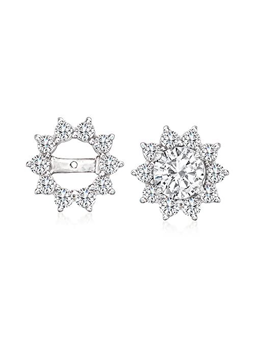 Ross-Simons 1.00 ct. t.w. Diamond Earring Jackets in 14kt White Gold. Earring Jacket