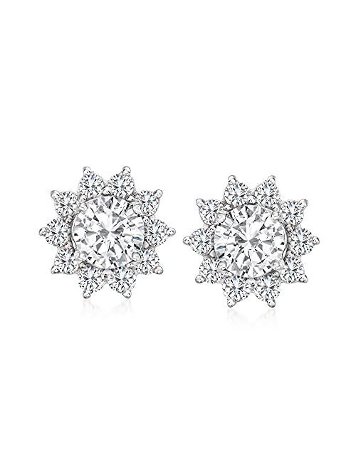 Ross-Simons 1.00 ct. t.w. Diamond Earring Jackets in 14kt White Gold. Earring Jacket