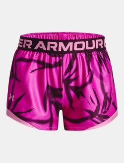 Girls' UA Play Up 2.0 Printed Shorts