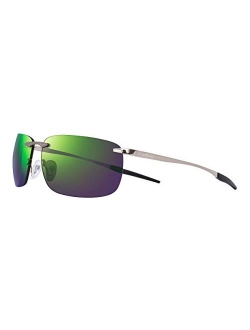 Sunglasses Descend Z: Polarized Rimless Lens with Stainless Steel Arms