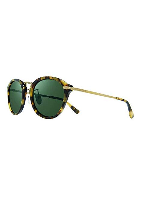 Revo Sunglasses Quinn: Polarized Crystal Glass Lens with Round Frame