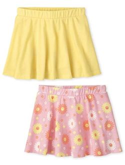 Baby Toddler Girls Print Skort 2-Pack