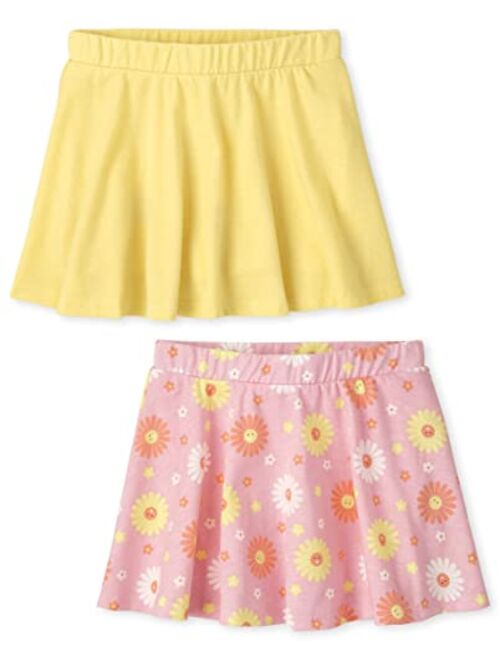 The Children's Place Baby Toddler Girls Print Skort 2-Pack