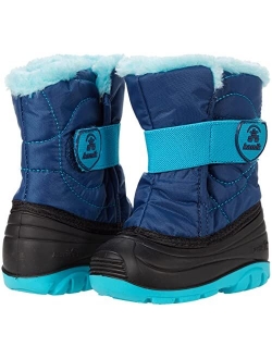 Kids Snowbug F (Toddler) Nylon Slip on Round Toe Waterproof Adjustable Snow Boot