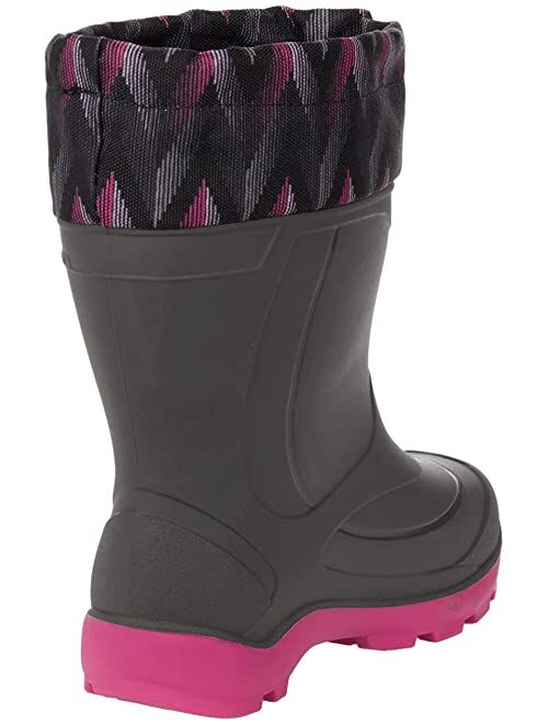 Kamik Kids Snobuster 2 (Toddler/Little Kid/Big Kid) Grils Synthetic Slip on Lightweight High Top Rain Boot