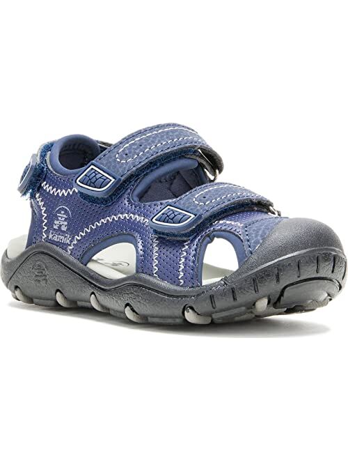 Kamik Kids Seaturtle 2 (Toddler/Little Kid/Big Kid) Unisex Synthetic Hook and Loop Sandal