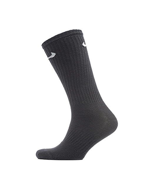 Nike unisex-adult womens mens Performance Cushion Crew Socks With Bag (6 Pack)