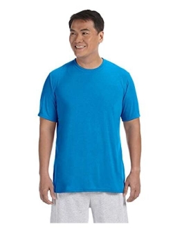 mens 100% Polyester Moisture Wicking Performance T-shirt