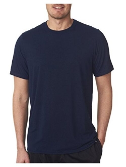 mens 100% Polyester Moisture Wicking Performance T-shirt