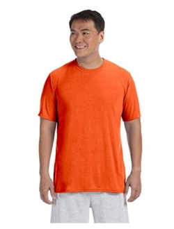 mens 100% Polyester Moisture Wicking Performance T-shirt