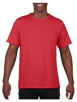 mens 100% Polyester Moisture Wicking Performance T-shirt