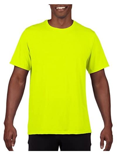 Gildan mens 100% Polyester Moisture Wicking Performance T-shirt