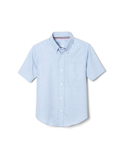 Boys' Short Sleeve Oxford Dress Shirt (Standard & Husky)