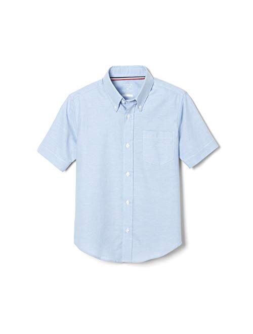 French Toast Boys' Short Sleeve Oxford Dress Shirt (Standard & Husky)