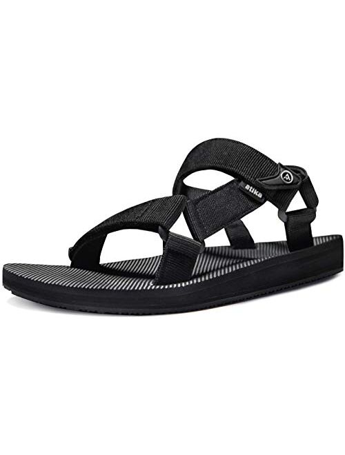 atika Men's Islander Walking Sandals, Arch Support Trail Outdoor Hiking Sandals, Strap Sport Sandals, Summer Water Shoes