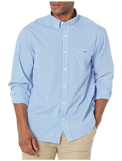 Men's Classic Fit Poplin Button-Down Shirt