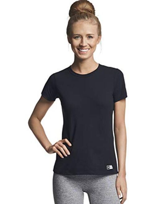 Russell Athletic Women's Cotton Performance Moisture Wicking T-Shirts