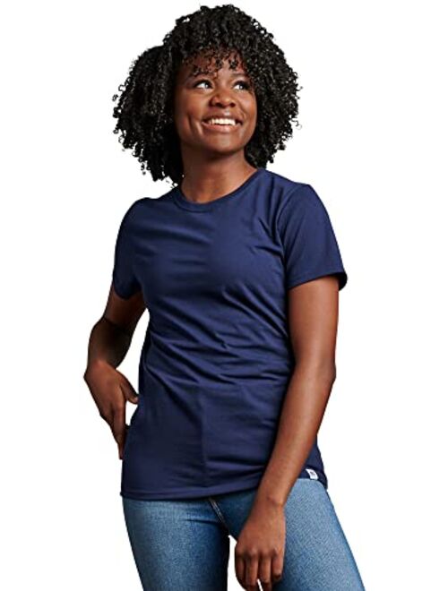 Russell Athletic Women's Cotton Performance Moisture Wicking T-Shirts