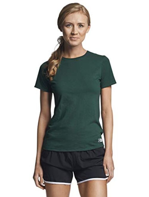 Russell Athletic Women's Cotton Performance Moisture Wicking T-Shirts