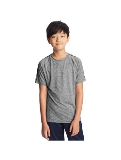 Boys' Fashion Moisture Wicking Tech Short Sleeve T Shirt