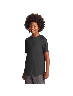 Boys' Fashion Moisture Wicking Tech Short Sleeve T Shirt