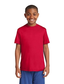 Dri-Wick Youth Sport Performance Moisture Wicking Athletic T-Shirt