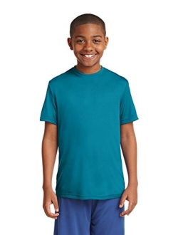 Dri-Wick Youth Sport Performance Moisture Wicking Athletic T-Shirt