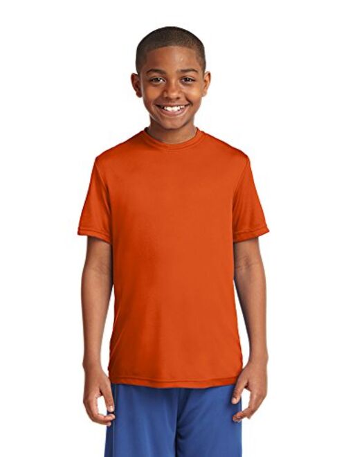 Dri-Wick Youth Sport Performance Moisture Wicking Athletic T-Shirt