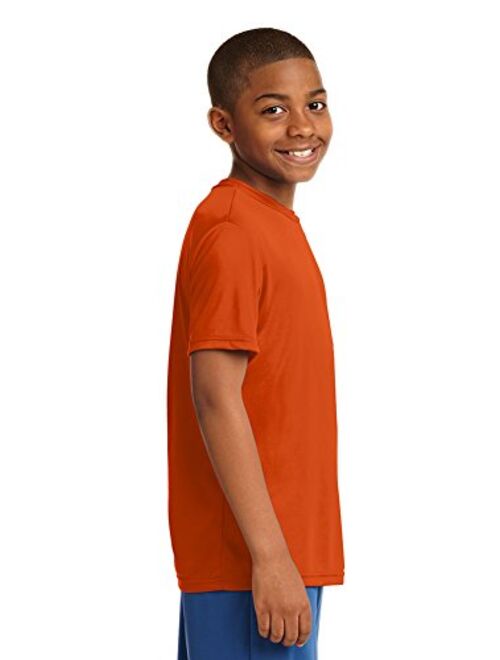 Dri-Wick Youth Sport Performance Moisture Wicking Athletic T-Shirt