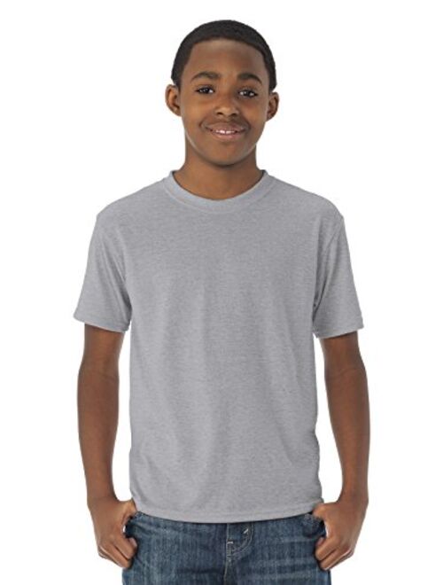 Jerzees boys 21b Moisture Wicking Short Sleeve T-Shirt