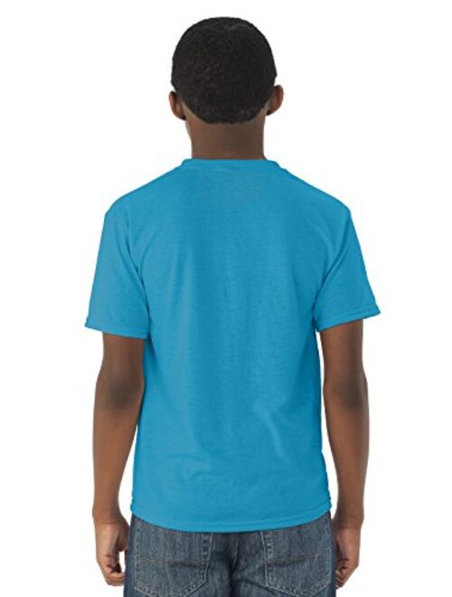 Jerzees boys 21b Moisture Wicking Short Sleeve T-Shirt