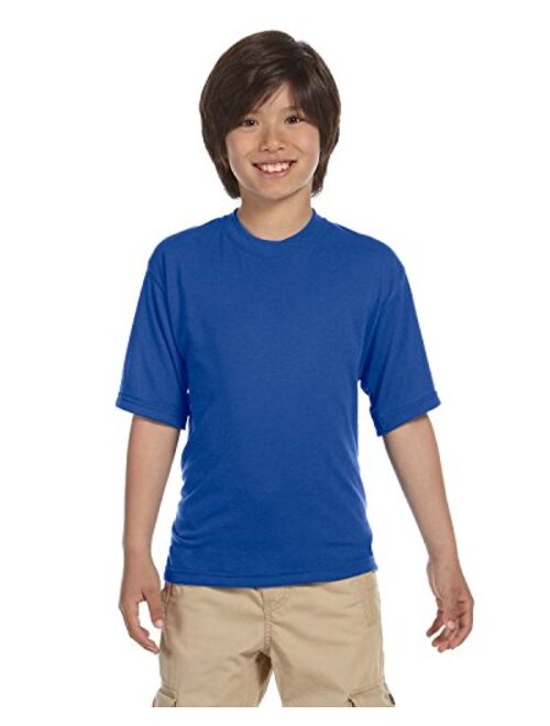 Jerzees boys 21b Moisture Wicking Short Sleeve T-Shirt