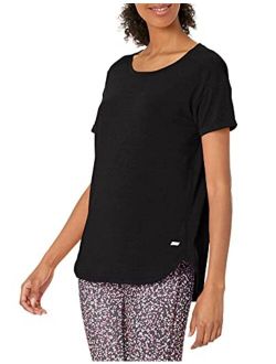 Women's Studio Moisture-Wicking Relaxed Fit Lightweight Crewneck T-Shirt, Multipacks